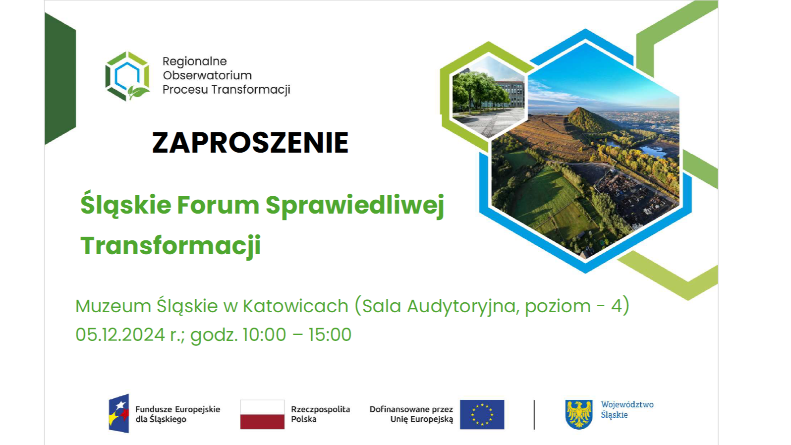 Plakat zapraszający na Śląskie Forum