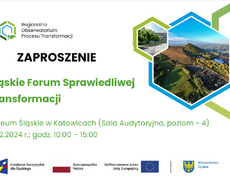 Plakat zapraszający na Śląskie Forum